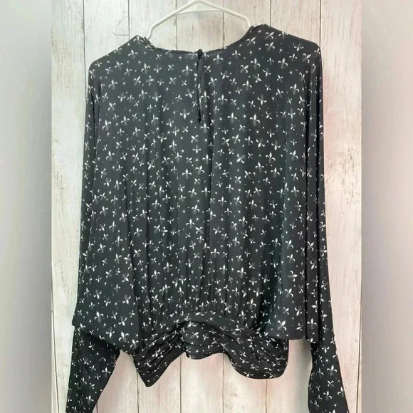 Redemption 100% silk blouse size12 black/special occasion - Picture 8 of 12